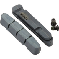 Shimano Bremsgummi R55C4 für Carbonfelgen mit Befestigungsschraube Paar