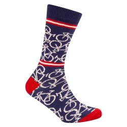 Le Patron Bicycle Socks indigo blue 39-42