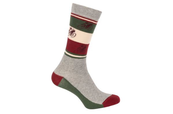 Le Patron Country Edition Italy Socks grey melange 35-38