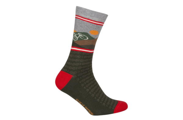 Le Patron Mountain Socks army green 43-46