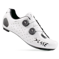 Lake Cycling Rennveloschuhe, CX332X, WEISS SCHWARZ, 40