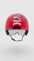 Kask Mistral schwarz/rot L