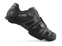 Lake Cycling Mountainbikeschuhe, MX241X, SCHWARZ SILBER, 44