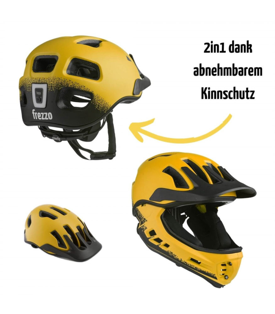 Frezzo Rowdy Fullface Helm sunny M 54-57