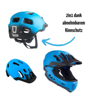 Frezzo Rowdy Fullface Helm M 54-57 blau
