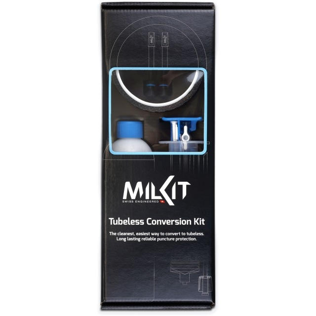 milKit Reifendichtmittel Tubeless Conversion Kit 45-25, 45mm Ventile, 25mm Felgenband à 10m