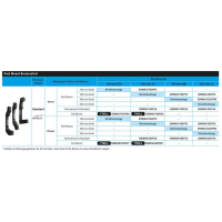 Shimano Adapter zu VR Disc 180PP ESMMAF180PP2Bremssattel=Postmount/Gabel=Postmount 160 mmvorne, 180 mm,