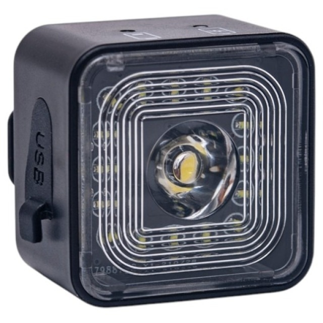 Lelumia Lampe Square Eye F 100, 100 Lumen inkl. Micro USB Ladekabel schwarz