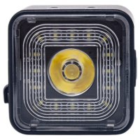 Lelumia Lampe Square Eye F 100, 100 Lumen inkl. Micro USB Ladekabel schwarz