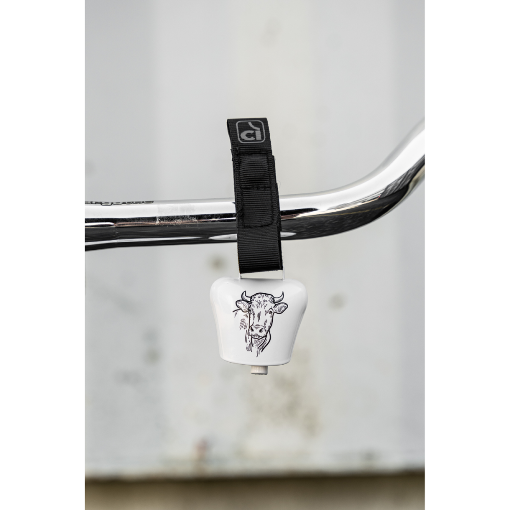 Incirca Glocke, COWBELL, weiss mit Kuh