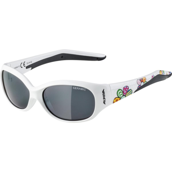 Alpina FLEXXY KIDS, white flowers, CERAMIC black, cat. 3