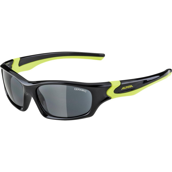 Alpina FLEXXY TEEN, black-neon yellow, CERAMIC black, cat. 3