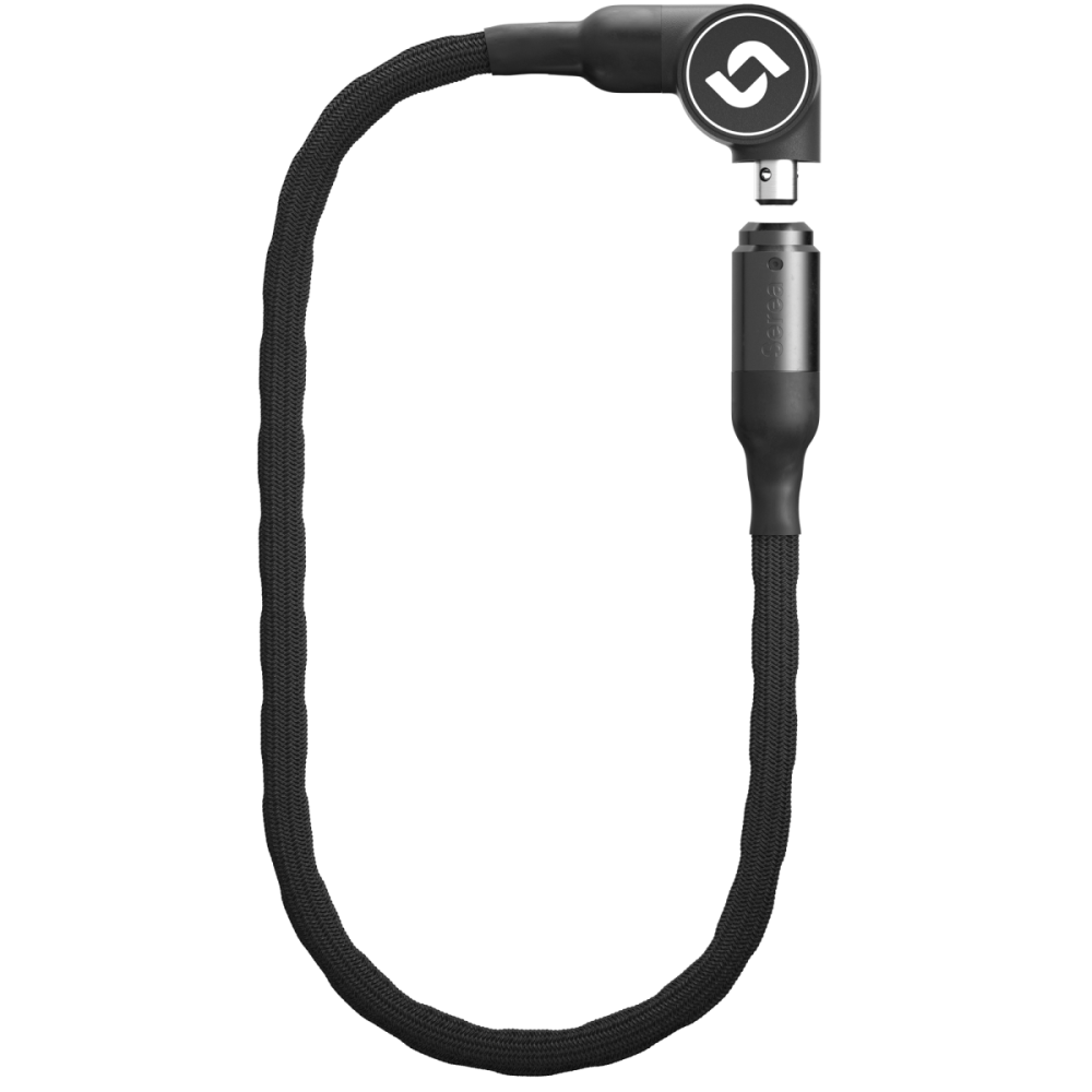 Serea Kettenschloss, SEREA SWIFT / 100cm, Ø 6mm, NFC technologie, schwarz