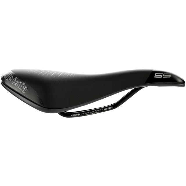 Selle Italia S5 Superflow S3, FeC Alloy 7mm, Soft-Tek, schwarz