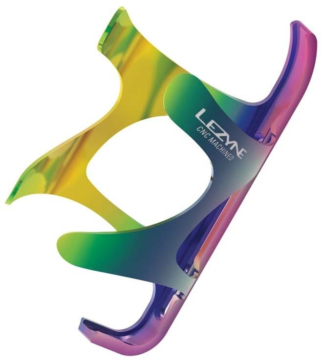 Lezyne Bidonhalter CNC Cage, Neo Metallic