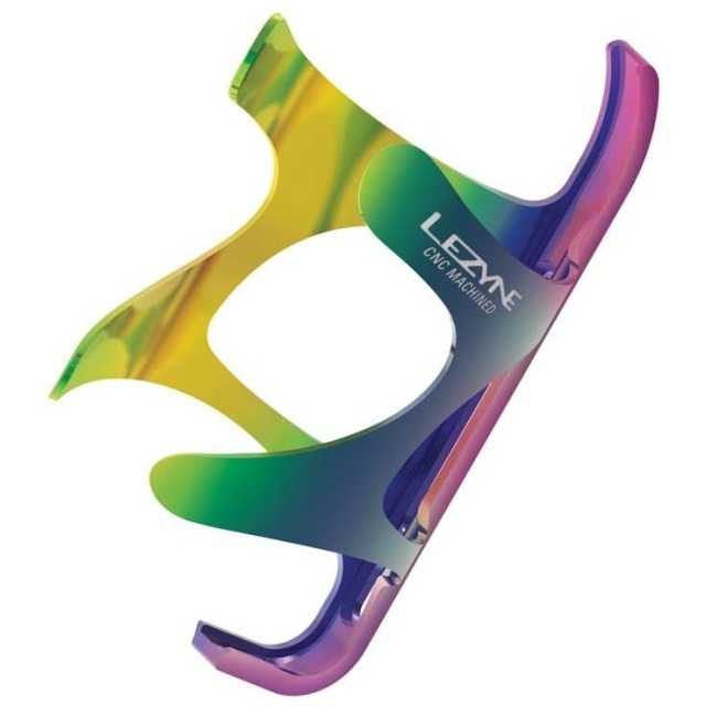 Lezyne Bidonhalter CNC Cage, Black/Bead Blast